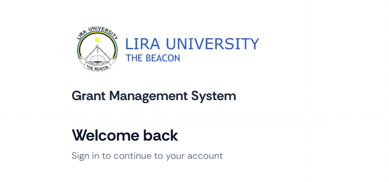 Project screenshot: Grants Management System